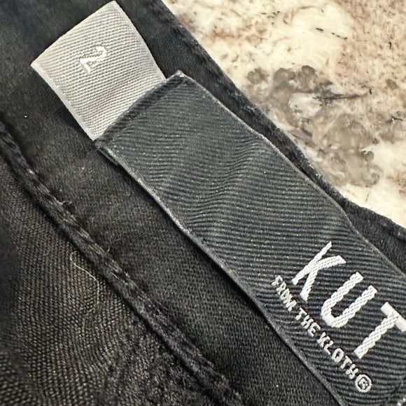 Kut from the Kloth Black Donna Fab Ankle Skinny Jeans Size 2 - Picture 5 of 7